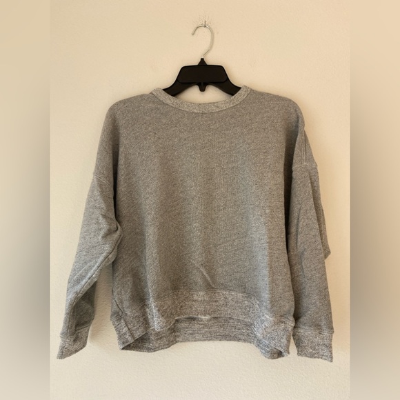 The Great. College gray sweatshirt Sz 0 - Picture 3 of 4